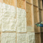 The,Worker,Insulates,The,Walls,Of,The,House,With,Foam