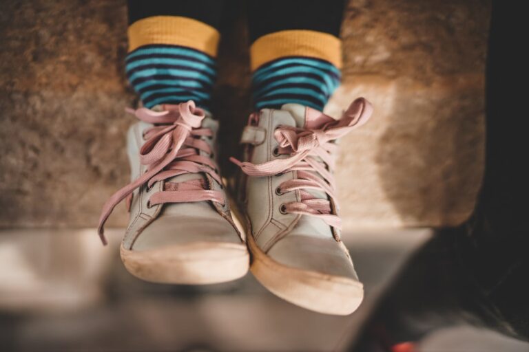 Photo childrens shoes