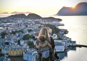 Photo traveling with a baby
