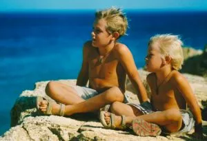 Photo children sun protection guide