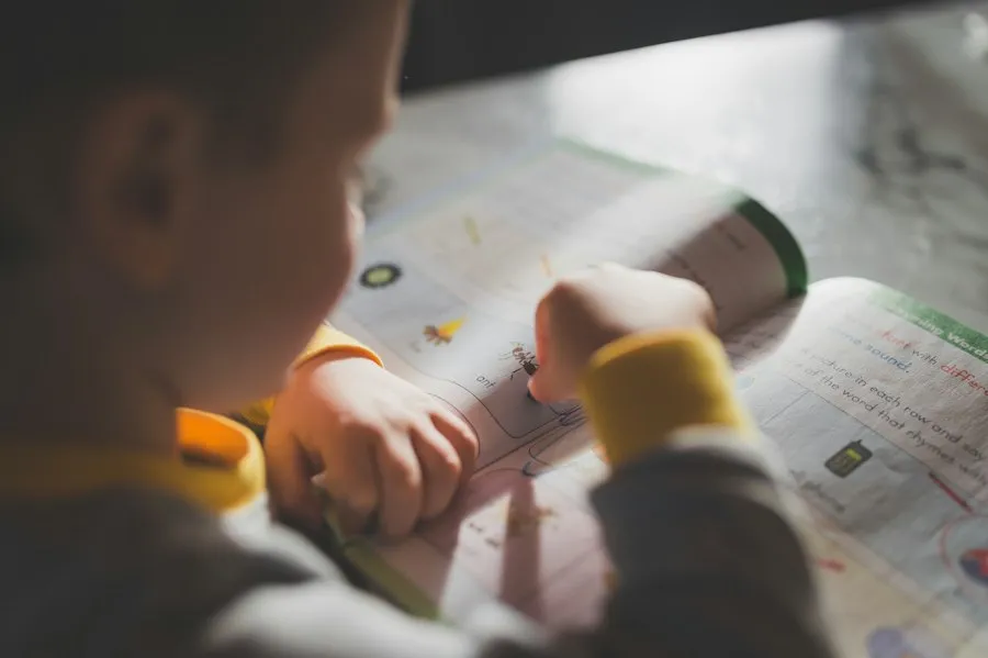 Photo child creativity development activities