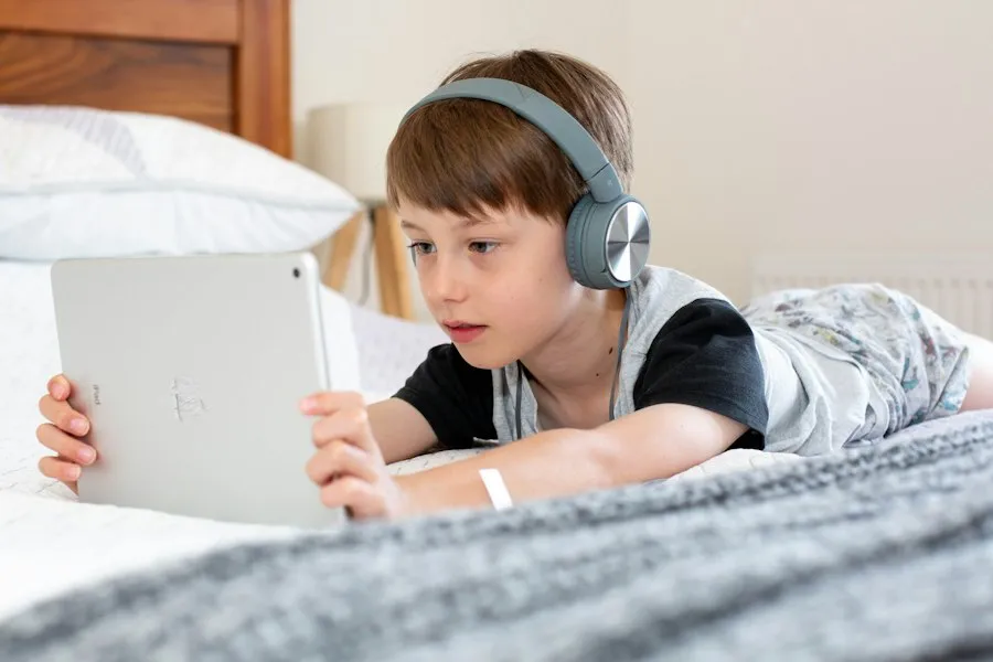 Photo children screen time management