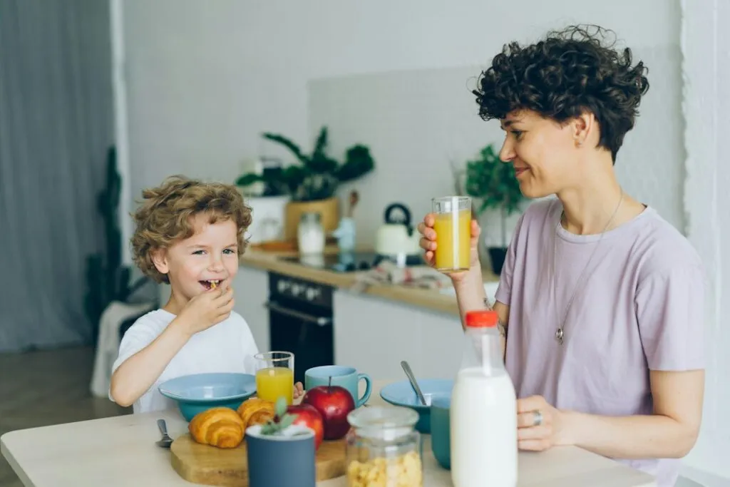 Photo children nutrition guide